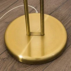 Hofstein Biot Deckenfluter LED Altmessing, 2-flammig -Bürolampen Verkäufe biot deckenfluter h165424 6