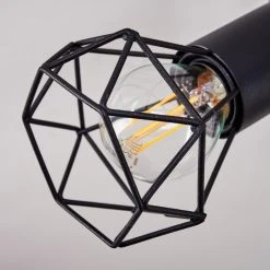 Hofstein Borio Deckenleuchte Schwarz, Braun, 2-flammig -Bürolampen Verkäufe borio deckenleuchte h3410394 5