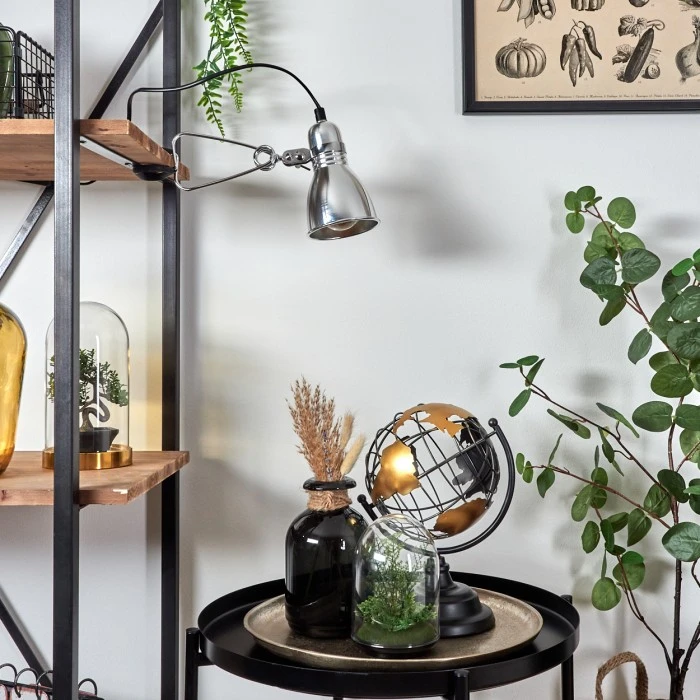 Hofstein Brienz Klemmleuchte Chrom, 1-flammig 2 Hofstein Brienz Klemmleuchte Chrom, 1-flammig – Bild 2