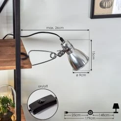 Hofstein Brienz Klemmleuchte Chrom, 1-flammig 13 Hofstein Brienz Klemmleuchte Chrom, 1-flammig -Bürolampen Verkäufe brienz klemmleuchte h3545287 3