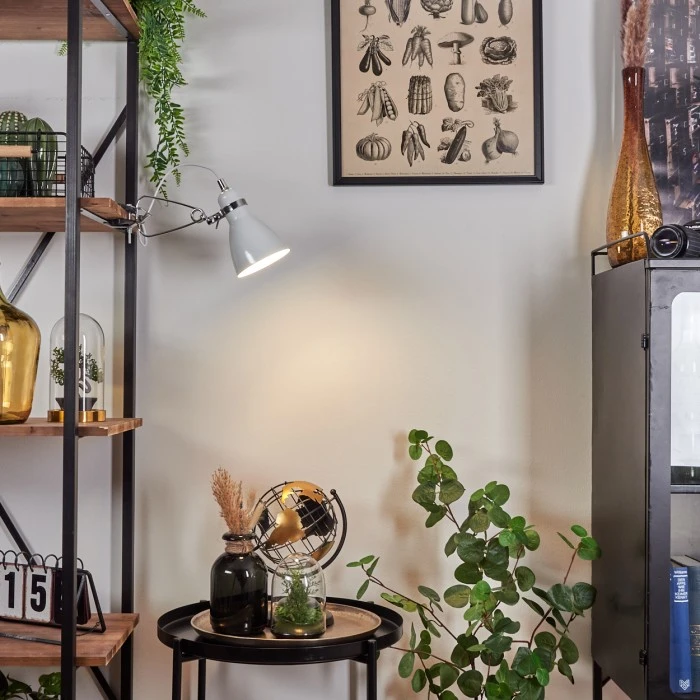 Hofstein Brienz Klemmleuchte Chrom, 1-flammig 1 Hofstein Brienz Klemmleuchte Chrom, 1-flammig