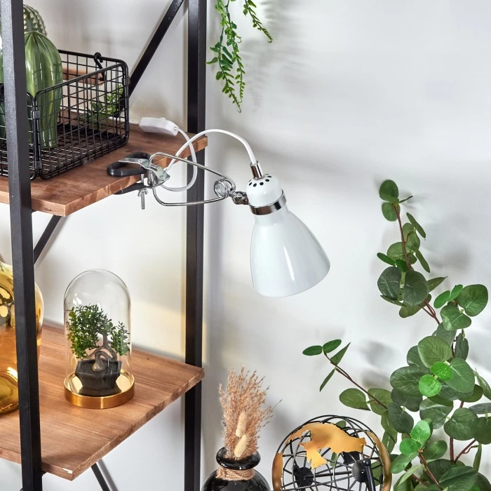 Hofstein Brienz Klemmleuchte Chrom, 1-flammig 2 Hofstein Brienz Klemmleuchte Chrom, 1-flammig – Bild 2