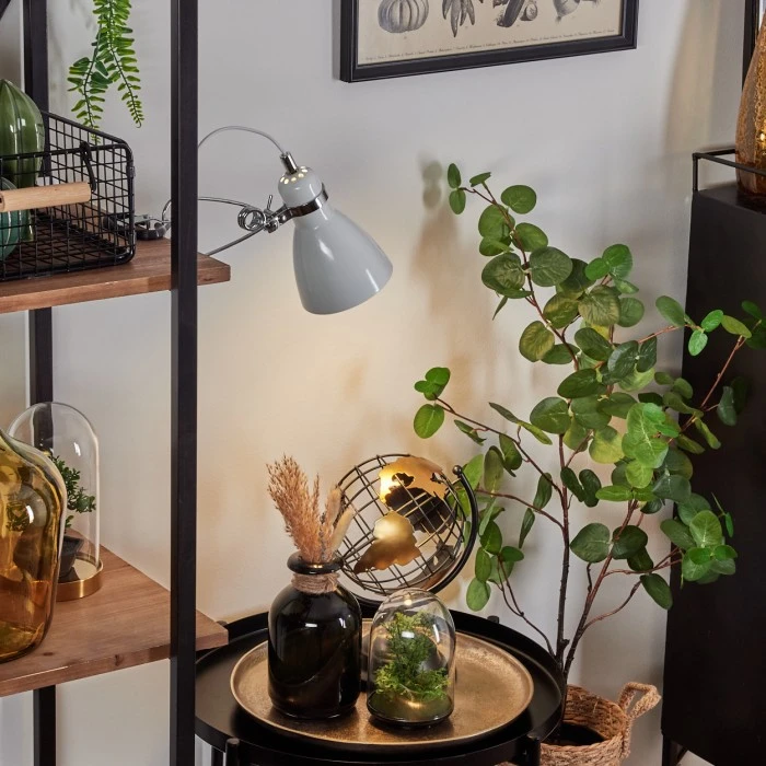 Hofstein Brienz Klemmleuchte Chrom, 1-flammig 7 Hofstein Brienz Klemmleuchte Chrom, 1-flammig – Bild 7