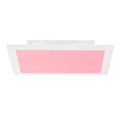 Brilliant Leuchten Brilliant Abie Deckenpaneel LED Wei&szlig;, 1-flammig, Fernbedienung, Farbwechsler -Bürolampen Verkäufe brilliant abie deckenpaneel g90317 05 3