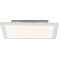 Brilliant Leuchten Brilliant Abie Deckenpaneel LED Wei&szlig;, 1-flammig, Fernbedienung, Farbwechsler -Bürolampen Verkäufe brilliant abie deckenpaneel g90317 05 8