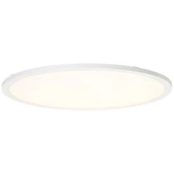 Brilliant Leuchten Brilliant Abie LED Panel Wei&szlig;, 1-flammig, Fernbedienung, Farbwechsler -Bürolampen Verkäufe brilliant abie led panel g97061 05 12