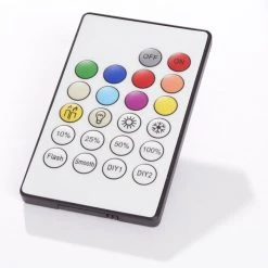 Brilliant Leuchten Brilliant Abie LED Panel Wei&szlig;, 1-flammig, Fernbedienung, Farbwechsler -Bürolampen Verkäufe brilliant abie led panel g97061 05 18