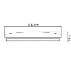 Brilliant Leuchten Brilliant Alon Deckenleuchte LED Weiß, 1-flammig, Bewegungsmelder -Bürolampen Verkäufe brilliant alon deckenleuchte g99788 05 7