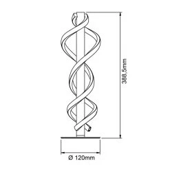 Brilliant Leuchten Brilliant Amalie Tischleuchte LED Schwarz, 1-flammig -Bürolampen Verkäufe brilliant amalie tischleuchte g94538 06 7