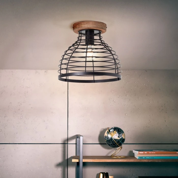 Brilliant Leuchten Brilliant Avia Deckenleuchte Schwarz, 1-flammig 1 Brilliant Leuchten Brilliant Avia Deckenleuchte Schwarz, 1-flammig