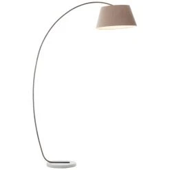 Brilliant Leuchten Brilliant Brok Bogenlampe Grau, 1-flammig
