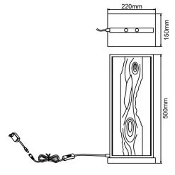 Brilliant Leuchten Brilliant Chaumont Tischleuchte LED Schwarz, Naturfarben, 1-flammig -Bürolampen Verkäufe brilliant chaumont tischleuchte g94541 76 6