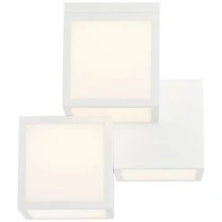 Brilliant Leuchten Brilliant Cubix Deckenleuchte LED Weiß, 1-flammig