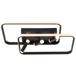 Brilliant Leuchten Brilliant Dalida Deckenleuchte LED Schwarz, 1-flammig, Fernbedienung -Bürolampen Verkäufe brilliant dalida deckenleuchte g99581 06 4