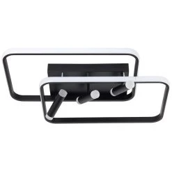 Brilliant Leuchten Brilliant Dalida Deckenleuchte LED Schwarz, 1-flammig, Fernbedienung -Bürolampen Verkäufe brilliant dalida deckenleuchte g99581 06 5