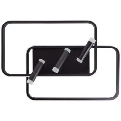 Brilliant Leuchten Brilliant Dalida Deckenleuchte LED Schwarz, 1-flammig, Fernbedienung -Bürolampen Verkäufe brilliant dalida deckenleuchte g99581 06 6