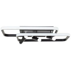 Brilliant Leuchten Brilliant Dalida Deckenleuchte LED Schwarz, 1-flammig, Fernbedienung -Bürolampen Verkäufe brilliant dalida deckenleuchte g99581 06 9