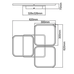 Brilliant Leuchten Brilliant Dennet Deckenleuchte LED Schwarz, Braun, 1-flammig -Bürolampen Verkäufe brilliant dennet deckenleuchte g99751 76 10