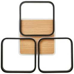 Brilliant Leuchten Brilliant Dennet Deckenleuchte LED Schwarz, Braun, 1-flammig -Bürolampen Verkäufe brilliant dennet deckenleuchte g99751 76 7