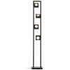 Brilliant Leuchten Brilliant Dillard Stehlampe LED Schwarz, Gold, 4-flammig