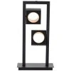 Brilliant Leuchten Brilliant Dillard Tischleuchte LED Schwarz, Gold, 2-flammig