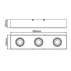 Brilliant Leuchten Brilliant Doro Deckenleuchte LED Schwarz, 3-flammig 15 Brilliant Leuchten Brilliant Doro Deckenleuchte LED Schwarz, 3-flammig -Bürolampen Verkäufe brilliant doro deckenleuchte g99722 76 7