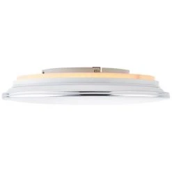 Brilliant Leuchten Brilliant Edna Deckenleuchte LED Chrom, 1-flammig, Fernbedienung, Farbwechsler 41 Brilliant Leuchten Brilliant Edna Deckenleuchte LED Chrom, 1-flammig, Fernbedienung, Farbwechsler -Bürolampen Verkäufe brilliant edna deckenleuchte g97045 15 13