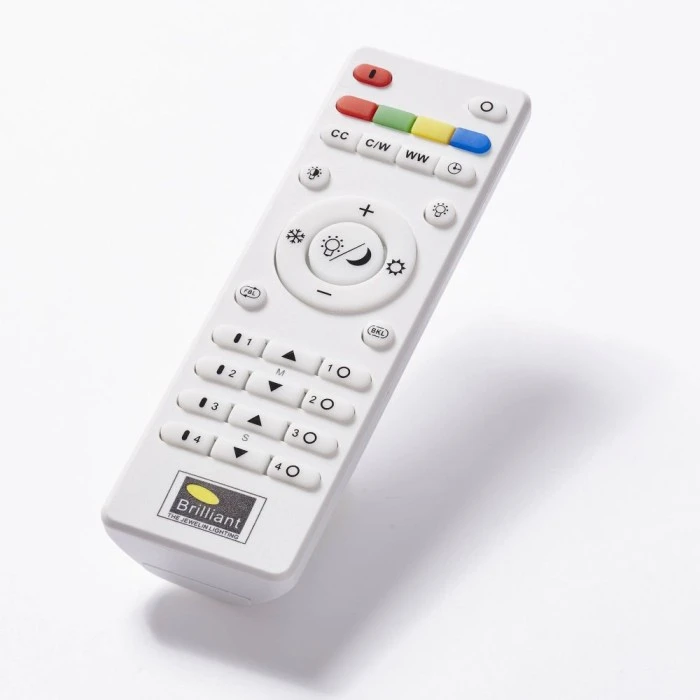 Brilliant Leuchten Brilliant Edna Deckenleuchte LED Chrom, 1-flammig, Fernbedienung, Farbwechsler 25 Brilliant Leuchten Brilliant Edna Deckenleuchte LED Chrom, 1-flammig, Fernbedienung, Farbwechsler – Bild 25