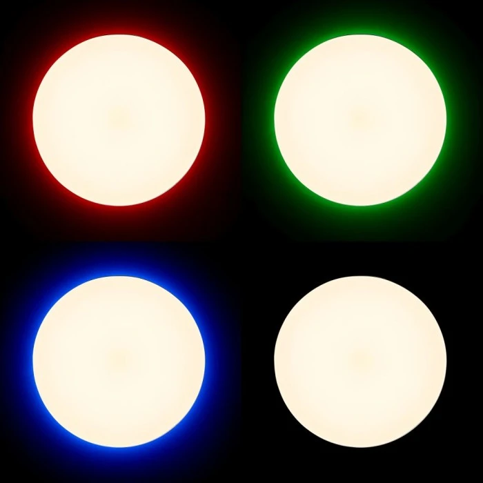 Brilliant Leuchten Brilliant Edna Deckenleuchte LED Chrom, 1-flammig, Fernbedienung, Farbwechsler 28 Brilliant Leuchten Brilliant Edna Deckenleuchte LED Chrom, 1-flammig, Fernbedienung, Farbwechsler – Bild 28