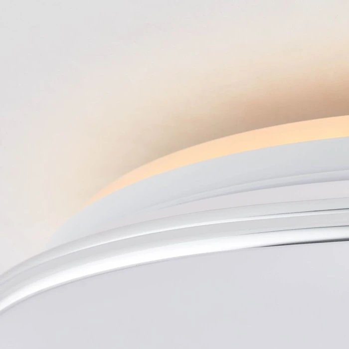 Brilliant Leuchten Brilliant Edna Deckenleuchte LED Chrom, 1-flammig, Fernbedienung, Farbwechsler 6 Brilliant Leuchten Brilliant Edna Deckenleuchte LED Chrom, 1-flammig, Fernbedienung, Farbwechsler – Bild 6