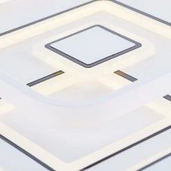 Brilliant Leuchten Brilliant Furtado Deckenleuchte LED Schwarz, Weiß, 1-flammig, Fernbedienung -Bürolampen Verkäufe brilliant furtado deckenleuchte g99584 75 2