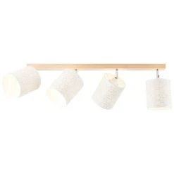 Brilliant Leuchten Brilliant Galance Strahler Holz hell, 4-flammig -Bürolampen Verkäufe brilliant galance strahler 86731 75 4