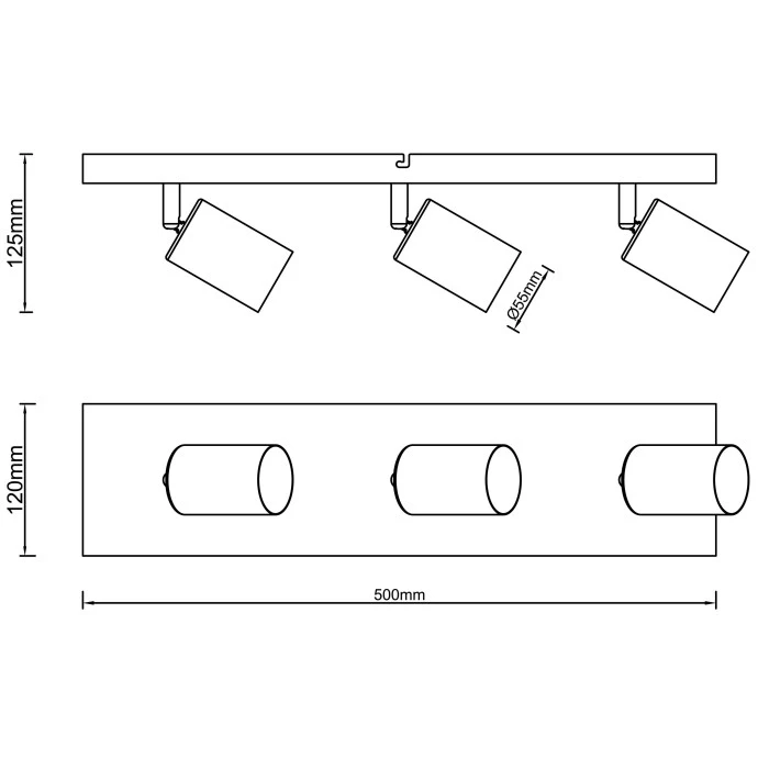 Brilliant Leuchten Brilliant Jello Deckenleuchte LED Schwarz, 3-flammig 7 Brilliant Leuchten Brilliant Jello Deckenleuchte LED Schwarz, 3-flammig – Bild 7