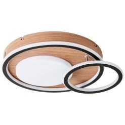 Brilliant Leuchten Brilliant Karney Deckenleuchte LED Schwarz, Braun, 1-flammig 23 Brilliant Leuchten Brilliant Karney Deckenleuchte LED Schwarz, Braun, 1-flammig -Bürolampen Verkäufe brilliant karney deckenleuchte g99749 76 10