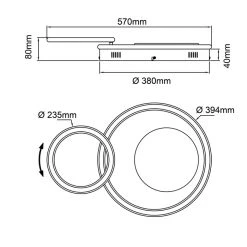 Brilliant Leuchten Brilliant Karney Deckenleuchte LED Schwarz, Braun, 1-flammig 25 Brilliant Leuchten Brilliant Karney Deckenleuchte LED Schwarz, Braun, 1-flammig -Bürolampen Verkäufe brilliant karney deckenleuchte g99749 76 12