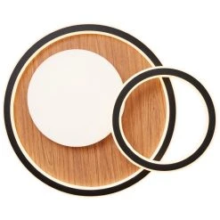 Brilliant Leuchten Brilliant Karney Deckenleuchte LED Schwarz, Braun, 1-flammig 19 Brilliant Leuchten Brilliant Karney Deckenleuchte LED Schwarz, Braun, 1-flammig -Bürolampen Verkäufe brilliant karney deckenleuchte g99749 76 6