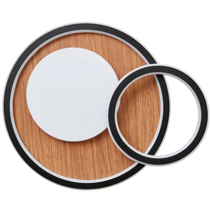 Brilliant Leuchten Brilliant Karney Deckenleuchte LED Schwarz, Braun, 1-flammig 8 Brilliant Leuchten Brilliant Karney Deckenleuchte LED Schwarz, Braun, 1-flammig – Bild 8