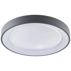 Brilliant Leuchten Brilliant Katia Deckenleuchte LED Grau, 1-flammig, Fernbedienung -Bürolampen Verkäufe brilliant katia deckenleuchte hk18926s72 2