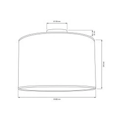 Brilliant Leuchten Esher Deckenleuchte Silber, 1-flammig -Bürolampen Verkäufe brilliant leuchten esher deckenleuchte 99651 06 4