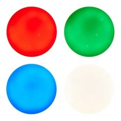 Brilliant Leuchten Heddy Deckenleuchte LED Weiß, 1-flammig, Fernbedienung, Farbwechsler -Bürolampen Verkäufe brilliant leuchten heddy deckenleuchte g97188 05 10