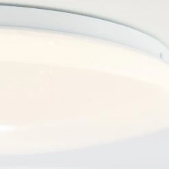 Brilliant Leuchten Heddy Deckenleuchte LED Weiß, 1-flammig, Fernbedienung, Farbwechsler -Bürolampen Verkäufe brilliant leuchten heddy deckenleuchte g97188 05 8