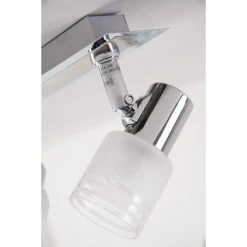 Brilliant Leuchten LED Deckenspot Chrom, Weiß, 2-flammig -Bürolampen Verkäufe brilliant leuchten led deckenspot g32429 77 do1 4