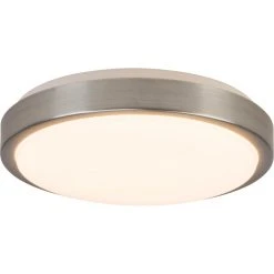 Brilliant Leuchten Livius Deckenleuchte LED Nickel-Matt, Aluminium, 1-flammig