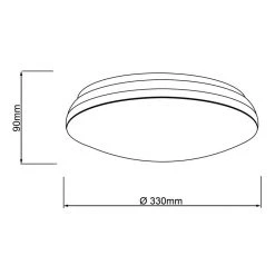 Brilliant Leuchten Midway Deckenleuchte LED Weiß, 1-flammig -Bürolampen Verkäufe brilliant leuchten midway deckenleuchte g99573 75 5
