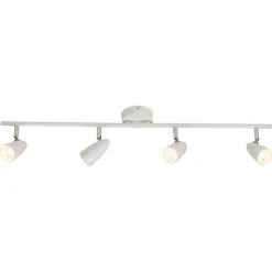 Brilliant Leuchten Nano Deckenspot LED Weiß, 4-flammig