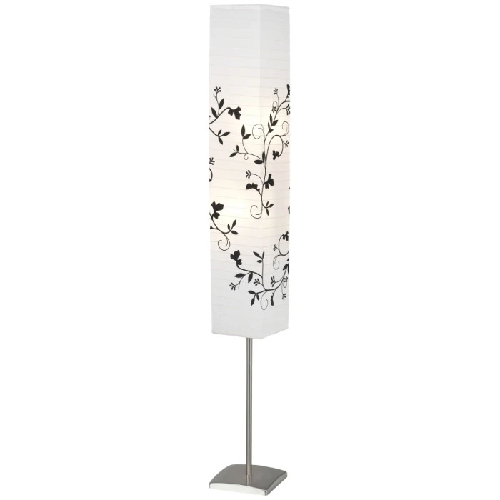 Brilliant Leuchten Nerva Stehleuchte Grau, Weiß, 2-flammig 2 Brilliant Leuchten Nerva Stehleuchte Grau, Weiß, 2-flammig – Bild 2
