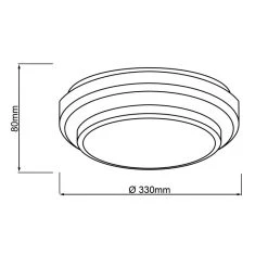 Brilliant Leuchten Ontario Deckenleuchte LED Weiß, 1-flammig 14 Brilliant Leuchten Ontario Deckenleuchte LED Weiß, 1-flammig -Bürolampen Verkäufe brilliant leuchten ontario deckenleuchte g99572 76 5