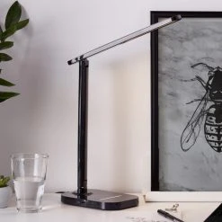 Brilliant Leuchten Vicari Tischleuchte LED Schwarz, 1-flammig