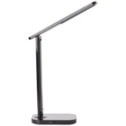 Brilliant Leuchten Vicari Tischleuchte LED Schwarz, 1-flammig -Bürolampen Verkäufe brilliant leuchten vicari tischleuchte g93102 06 3