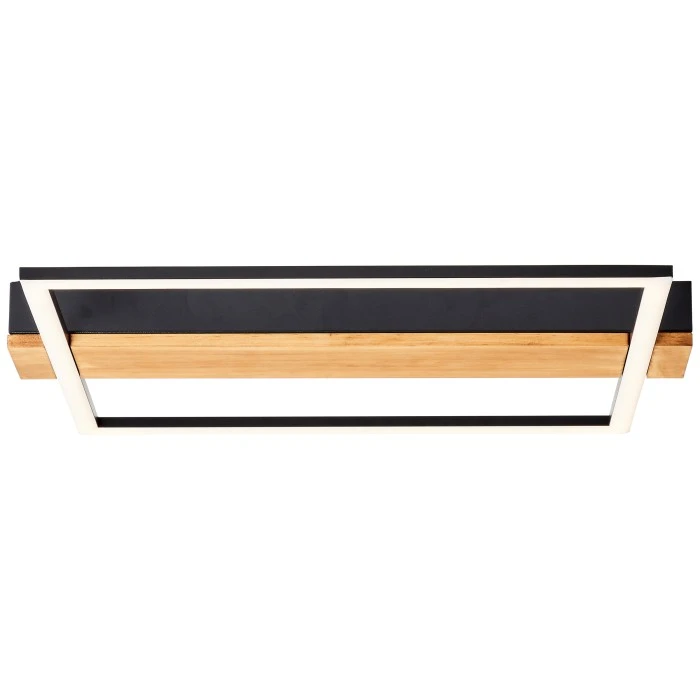 Brilliant Leuchten Brilliant Loneos Deckenleuchte LED Schwarz, Braun, 1-flammig 2 Brilliant Leuchten Brilliant Loneos Deckenleuchte LED Schwarz, Braun, 1-flammig – Bild 2